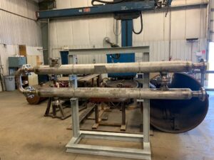 OilPro custom biogas heat exchanger system.