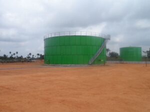 Bolted tanks are a specialty of OilPro.