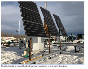 Solar panels are included in the SOLARIS system.